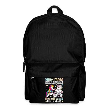Martial Art Girl - Backpack - black - Front