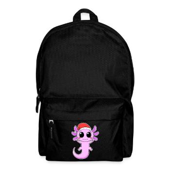 Axolotl Noël - Sac à dos - noir - Devant