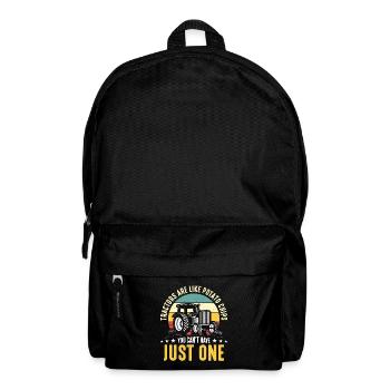 Harvester Tractors Are Like Potato Chips Farming - Backpack - black - Front