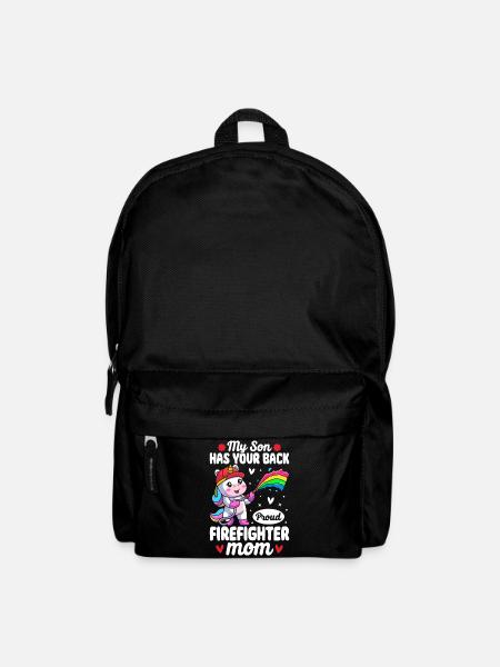 Feuerwehr-Mama - Rucksack - Schwarz