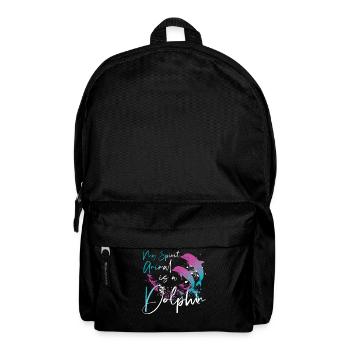 Dolphin My Spirit Animal Is A - Backpack - black - Front
