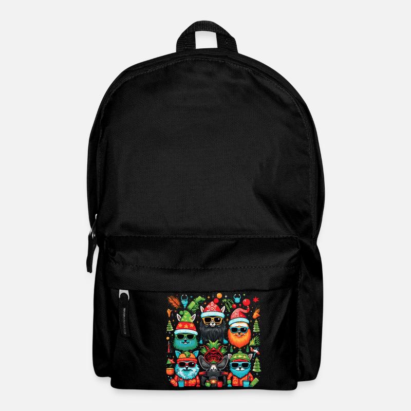 Ugly Christmas Sweater - - Backpack - black