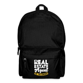 Immobilienmakler Ausbildung - Rucksack - Schwarz - Vorne
