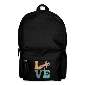 Equestrian Horse Riding Horse Lovers - Backpack - black - Front
