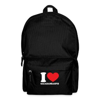 Drôle De Poisson Meme - Sac à dos - noir - Devant