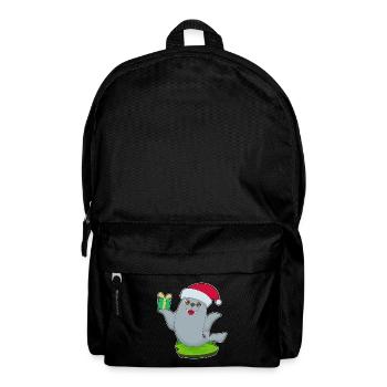Paquet de Noël scellé - Sac à dos - noir - Devant
