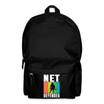 Lacrosse Torwart Lacrosse Handschuhe Kleben Locker - Rucksack - Schwarz - Vorne