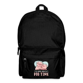 L’élevage de porcs vous manque cochon temps fermier animaux de ferme - Sac à dos - noir - Devant