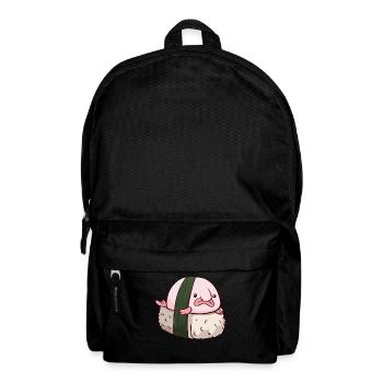 Kawaii Blobfish Sushi Japanese Food - Backpack - black - Front