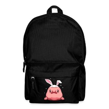 Kawaii Blobfish lapin de Pâques lapin - Sac à dos - noir - Devant