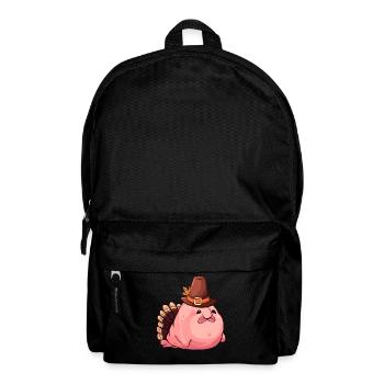 Erntedankfest Blobfisch Truthahn - Rucksack - Schwarz - Vorne