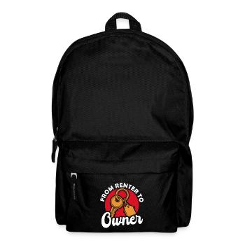 Neuer Hausbesitzer Hauswarmester Hausbesitzer - Rucksack - Schwarz - Vorne