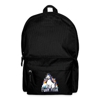 Punk Rock Unicorn - Rucksack - Schwarz - Vorne
