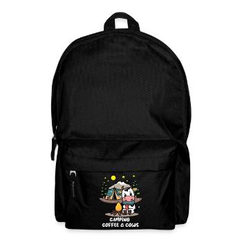 Camping Coffee Cows Country Life Holiday Weekend - Backpack - black - Front