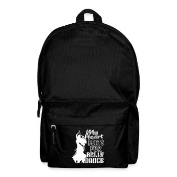 Belly Dance My Heart Beats For Belly Dance - Backpack - black - Front