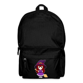 Girl Witch Broom - Backpack - black - Front