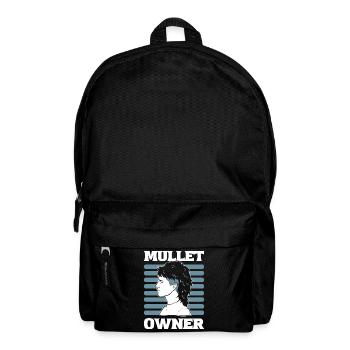 Mullet Owner Hairstyle Mullet Pride - Backpack - black - Front