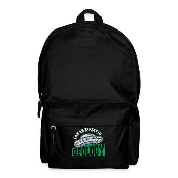 Alien Hunter I Am An Expert In Ufology UFO - Rucksack - Schwarz - Vorne