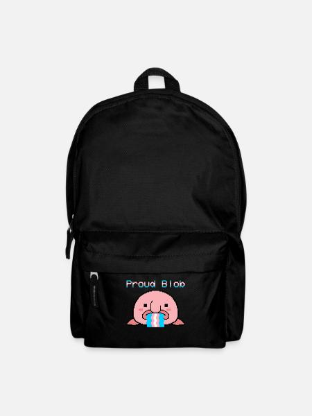 Blobfisch Transgender-Flagge Trans Pride - Rucksack - Schwarz