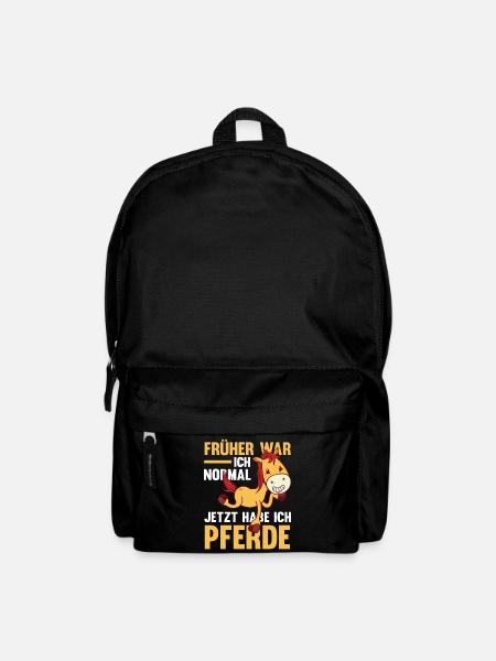 Pferd Reiten Bauernhof Bauer Pferdebesitzer Pferde - Rucksack - Schwarz