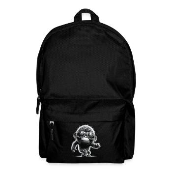 Gorilla with sunglasses - Backpack - black - Front