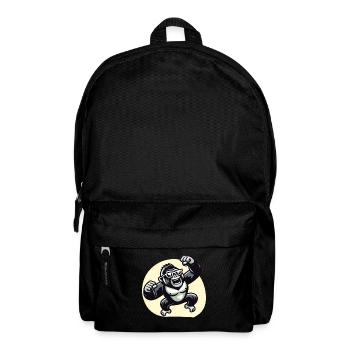 Gorilla with sunglasses - Backpack - black - Front