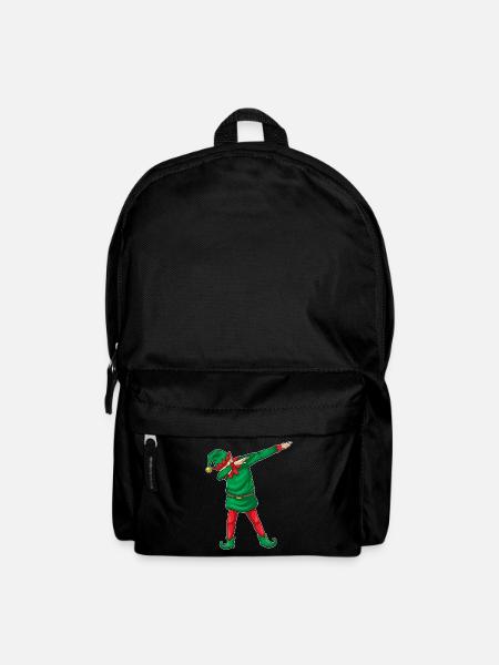 Elf Weihnachten Hip Hop Tanz - Rucksack - Schwarz