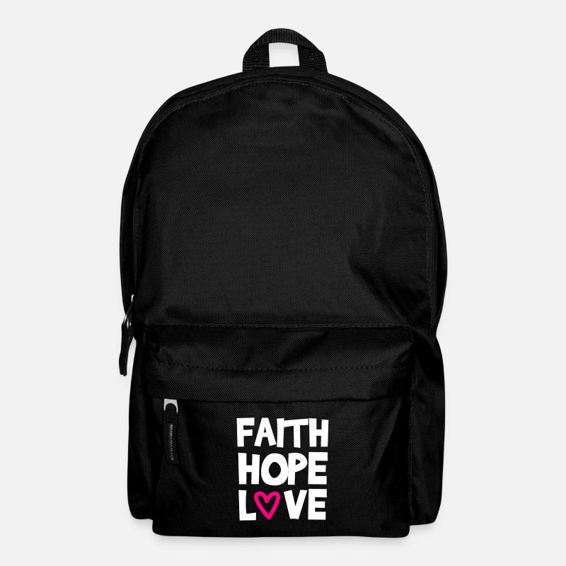 Faith Hope Love - Backpack - black
