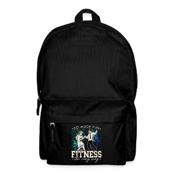 Square Dancing So Much Fun Square Western Dancing - Backpack - black - Front