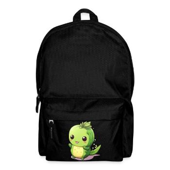 Cute Kawaii Cactus with Big Eyes - Backpack - black - Front