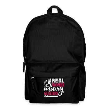 Glazier Real Women Marry Glaziers - Backpack - black - Front