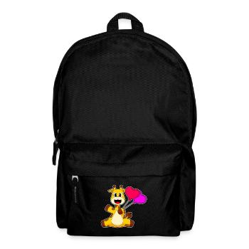 Giraffe Balloon - Backpack - black - Front