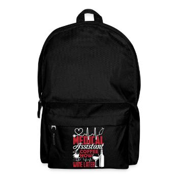 Medical Assistant Medical Assistant Loves Coffee - Backpack - black - Front