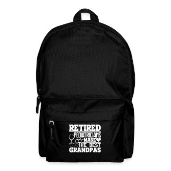 Pediatrician Retired Pediatrician Grandpa - Backpack - black - Front