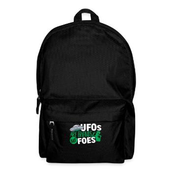 UFOs Are Friends Not Foes Alien Ufologist - Backpack - black - Front