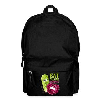 Choux, dicton drôle, chou rouge, chou chinois - Sac à dos - noir - Devant