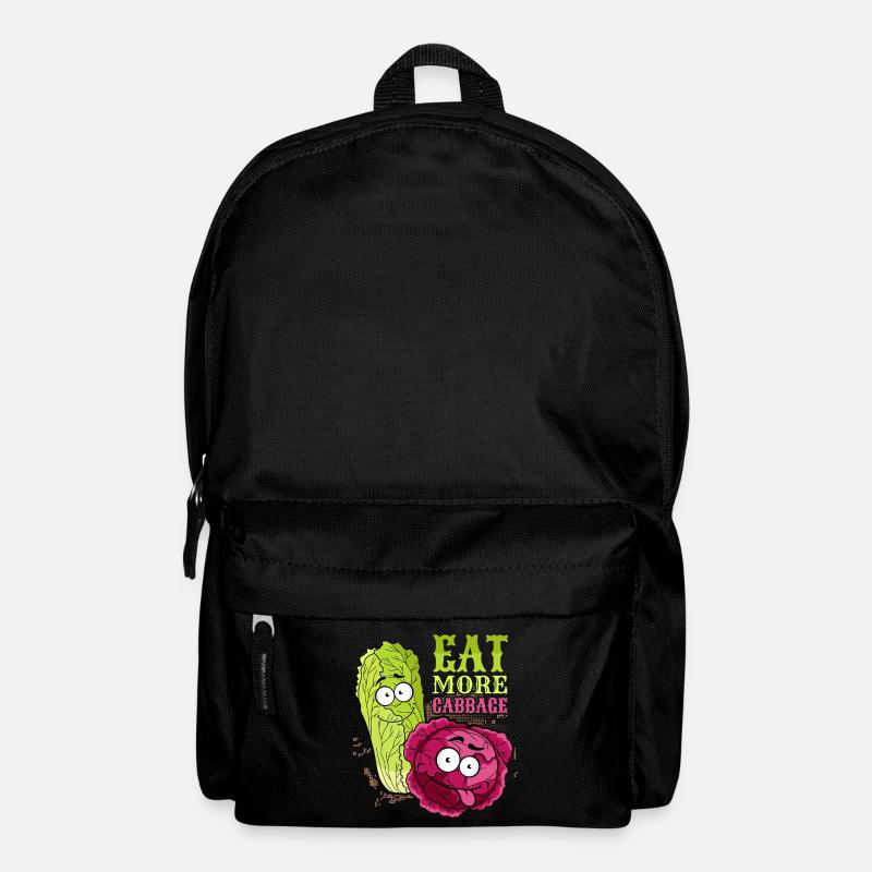Kohl, lustiger Spruch, Rotkohl, Chinakohl - Rucksack - Schwarz