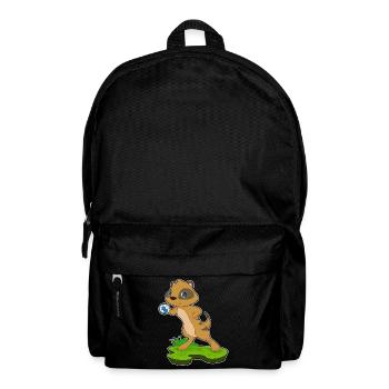 Meerkat Handball Player Handball - Backpack - black - Front