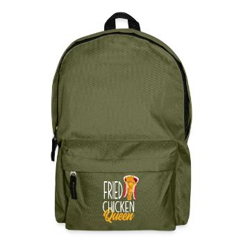 Reine du poulet frit - Sac à dos - vert olive - Devant