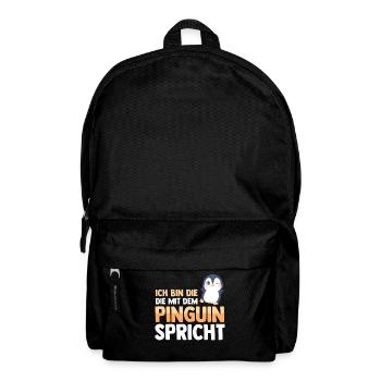 Pinguin - Rucksack - Schwarz - Vorne