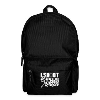 Archery Archery I Shoot a Bow - Backpack - black - Front