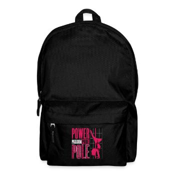Pole Dancing Power Passion Pride Pole Gymnastics - Rucksack - Schwarz - Vorne