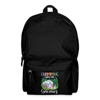 Glamper Gnom Gartenarbeit - Rucksack - Schwarz - Vorne