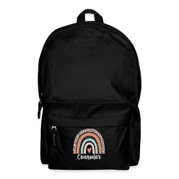 Berater Regenbogenleopard Lustiger Berater - Rucksack - Schwarz - Vorne