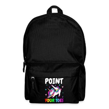 Gymnastik Turnerin Cartwheel Girl - Rucksack - Schwarz - Vorne
