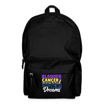 Hématurie Violet Bleu Jaune Ruban Survivant - Sac à dos - noir - Devant