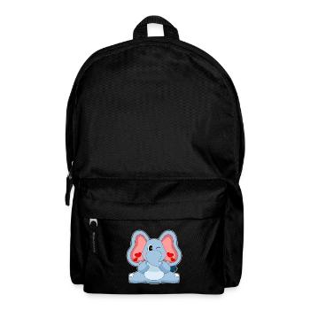 Elefant Herz - Rucksack - Schwarz - Vorne