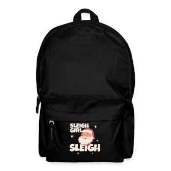 Sleigh Girl Sleigh Funny Ugly Christmas für Frauen - Rucksack - Schwarz - Vorne