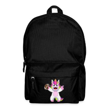 Unicorn American Football Sports - Backpack - black - Front