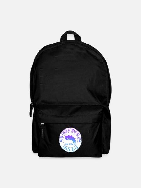 Im tired of waking up and not being in Costa Rica - Backpack - black